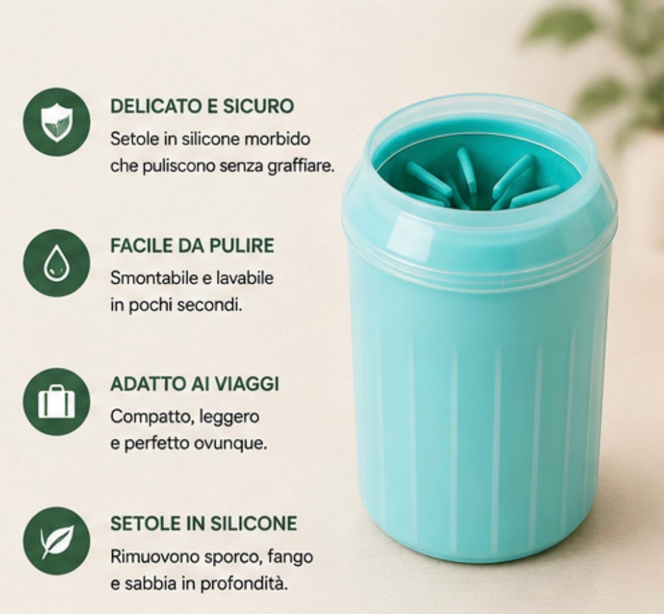 PawFRESH™ | Kit Pulisci Zampe Delicato per Cani, Gatti e Conigli